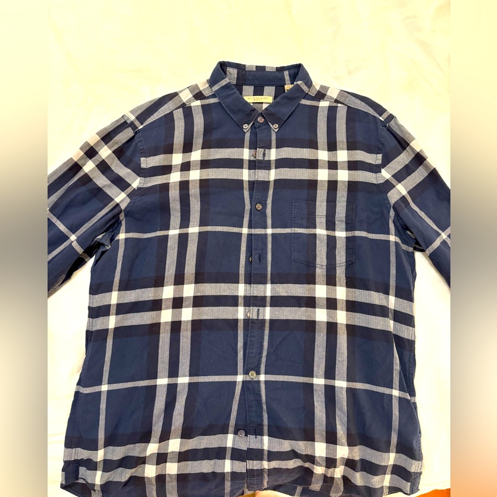 Navy Burberry Brit shirt